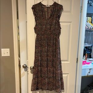 BB Dakota Multicolor Floral Maxi Dress